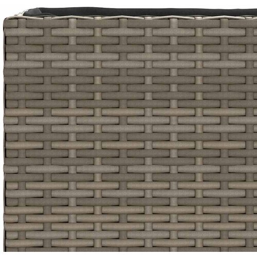  Vrtne sadilice 2 kom siva 36 x 30 x 32 cm od poliratana Slike