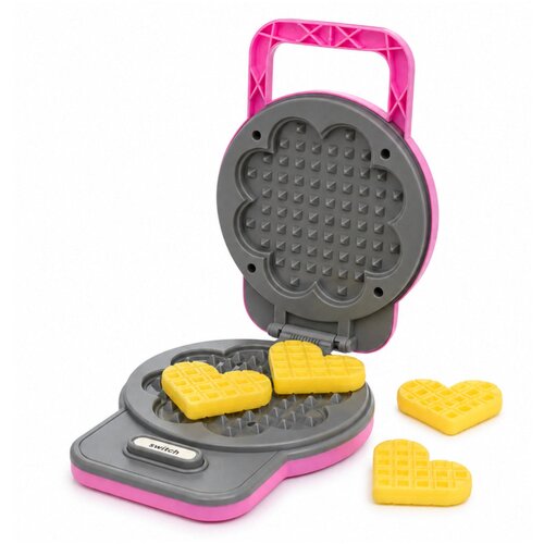  Waffle Maker for Kids - Waffles with Color Changing Lights and Sounds - Pink Slike