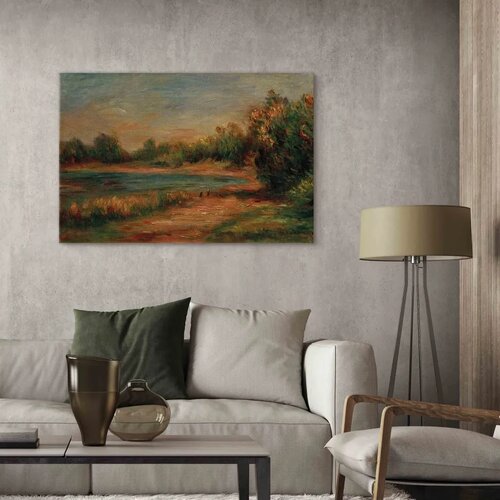 Slika - Pierre-Auguste Renoir &amp;ndash; Paysage &amp;agrave; Guernesey 30x20 Premium Print Slike