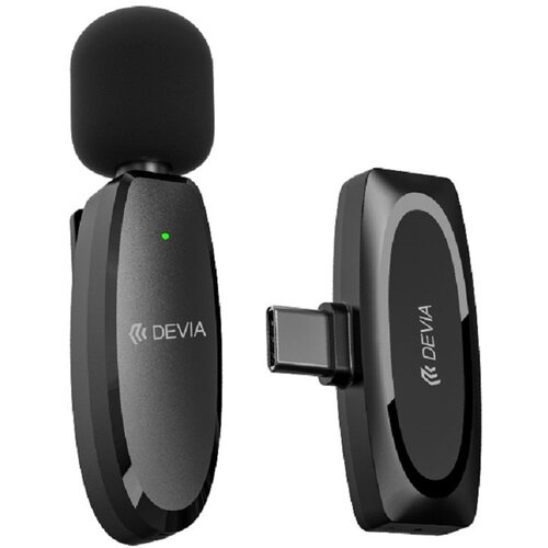 DEVIA bežični mikrofon za smartfon kintone usb-c crni Cene