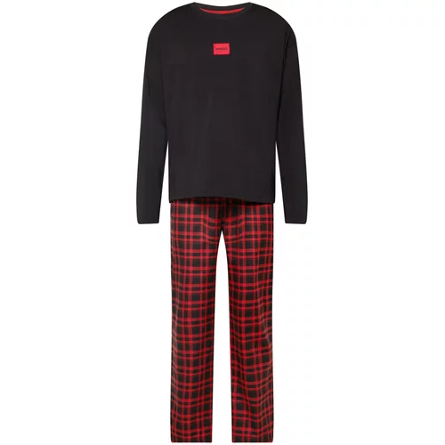 Hugo Dolga pižama rdeča / črna