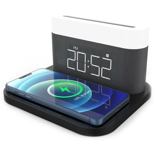 Moye Aurora Lamp With Clock And Wireless Charger