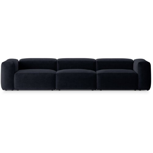 Cosmopolitan Design Temno modra sedežna garnitura 364 cm Bergano – Cene