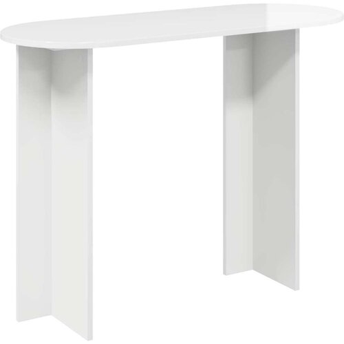  Konzolna stolica Bijela visokog sjaja 100 x 39 5 x 75 cm - Bijela visokog sjaja Cijene