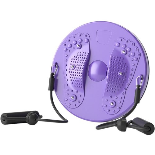 INF 3D masažni vrtljivi disk z elastikami za obseg pasu, 120kg nosilnost Purple, (5000314003) Cene