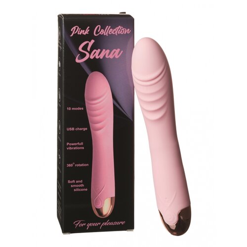 Argus Toys Vibrator Sana, Silikonski, Roze Cene