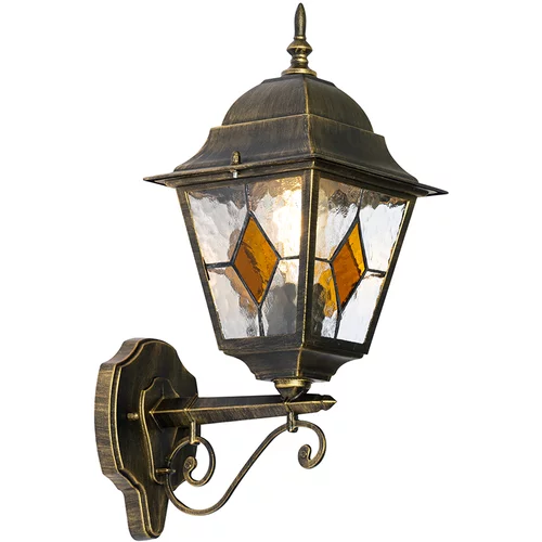 QAZQA Vintage zunanja stenska svetilka iz antičnega zlata - Antigua Up