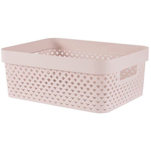 Curver Svijetlo ružičasta plastična kutija za pohranu 36x27x14 cm Pure – Cijene