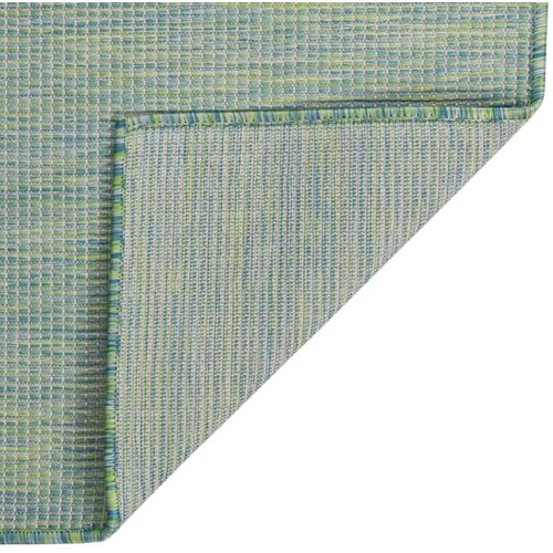 Maison Chic Zunanja Preproga, Rug ploščato tkanje 140x200 cm turkizna, (22122677) Cene