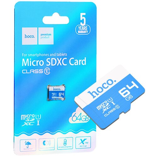 Hoco. Micro SD kartica, 64GB, class 10 - MicroSD 64GB Class10 (85829) Slike