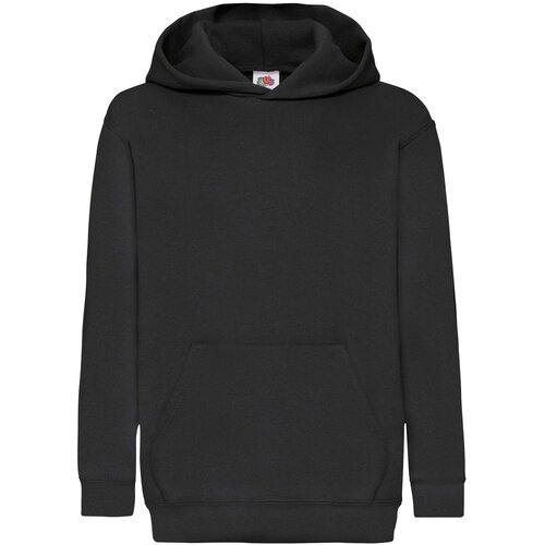 Fruit Of The Loom Black children's sweatshirt Classic kangaroo Cijene