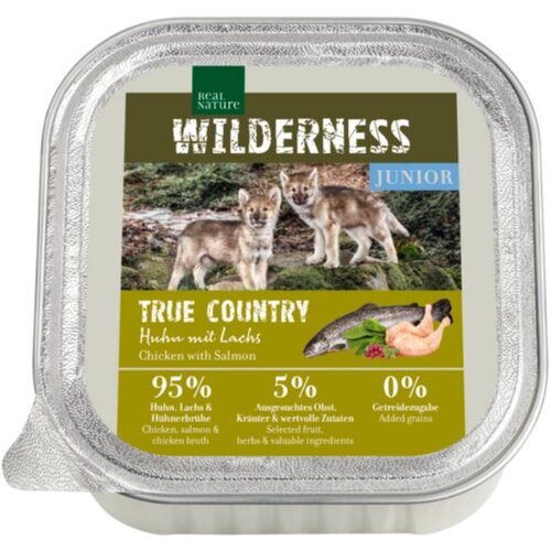 Real Nature Wilderness Junior piletina s lososom 100 g Cene