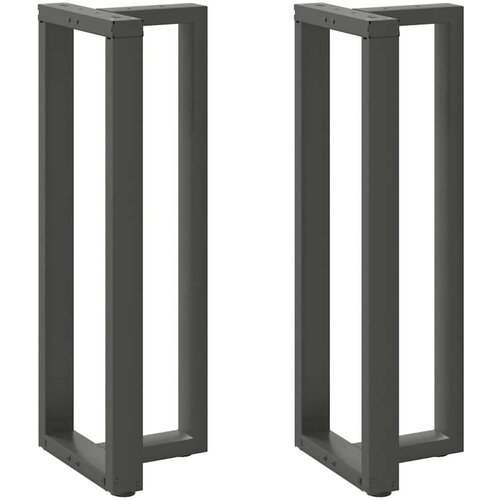  Noge za barsko mizo v obliki črke T 2 kosa antracit 40x35x(110-111) cm jeklo Cene