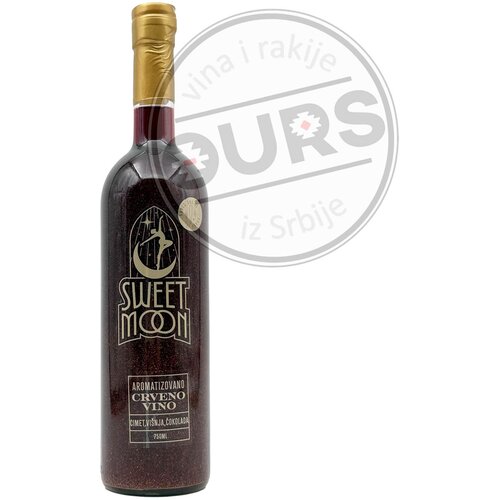Sweet Moon crveno vino sa šljokicama 0,75L Cene