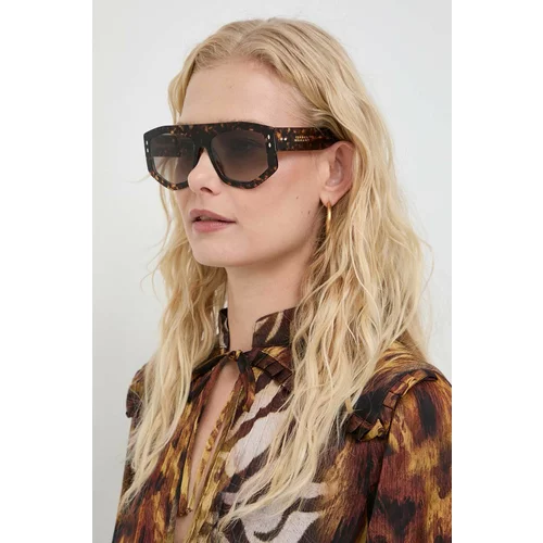 Isabel Marant Sunčane naočale za žene, boja: smeđa