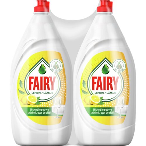 Fairy deterdžent za posuđe lemon 2x900ml Slike