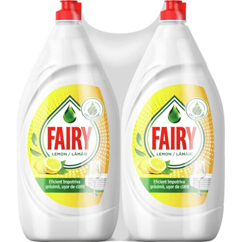 Fairy tečni deterdžent za ručno pranje posuđa 2x900ml LEMON Cijene