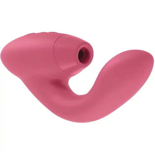 Womanizer Duo - vodoodporni vibrator za točko G in stimulator klitorisa v enem (koralna barva)