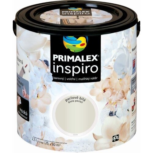  Notranja stenska barva Primalex Inspiro (barva: perla bela; 2,5 l) Cene