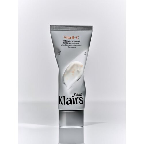 Dear, Klairs Vitamin Toning Barrier Cream posvjetljujuća hidratantna krema za jačanje kožne barijere 60 g Slike