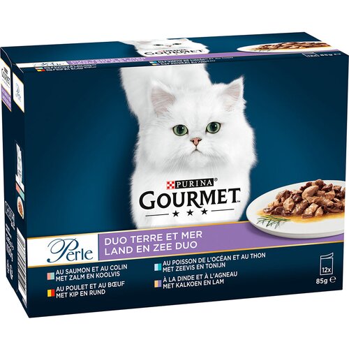 Gourmet Ekonomično pakiranje Perle mije&amp;scaron;ani izbor 24 x 85 g - Duo Slike