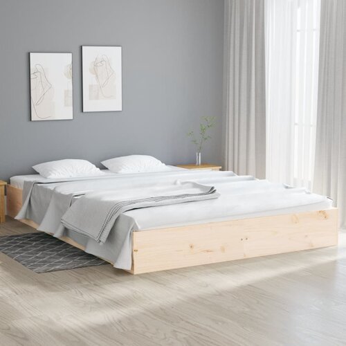 Furnova Posteljni okvir iz trdne borovine 180x200 cm, (21936814) Slike