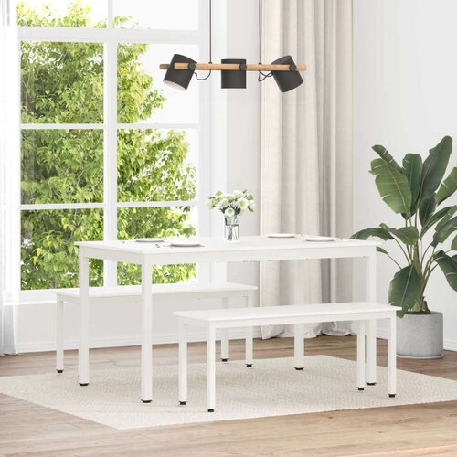  Klupa Bijelo 110 x 35 x 45 cm Čvrsto borovo drvo Cijene