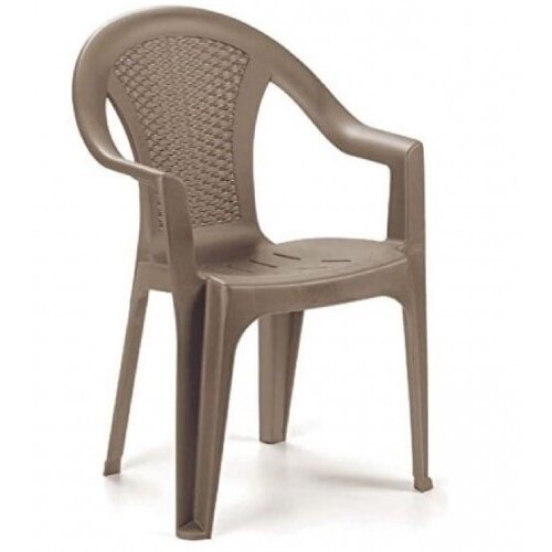 ARETA Stolica ISCHIA 57x58,5x81,5cm PVC smeđa Slike