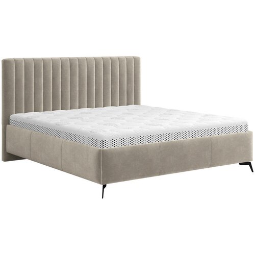 Hom`in OBLAZINJENA POSTELJA 180 cm x 200 cm , tekstil krem barve Slike