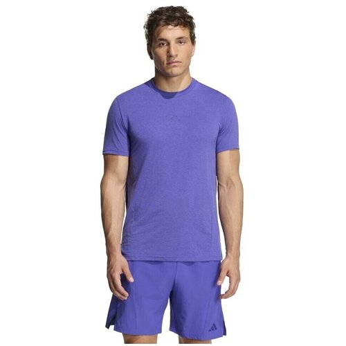 Adidas Majice s kratkimi rokavi D4T Vijolična Slike