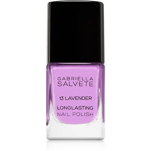 Gabriella Salvete Longlasting Enamel dolgoobstojen lak za nohte z visokim sijajem 11 ml odtenek 13 Lavender