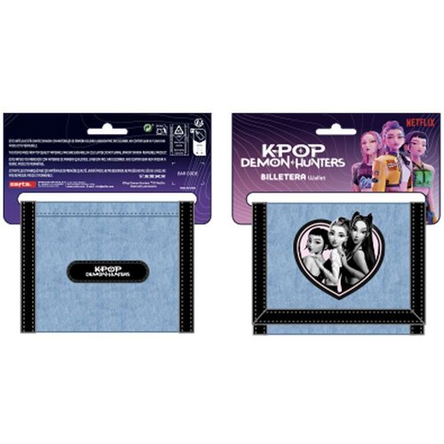 KPop Demon Hunters Huntrix Demon Hunters Kpop novčanik Slike
