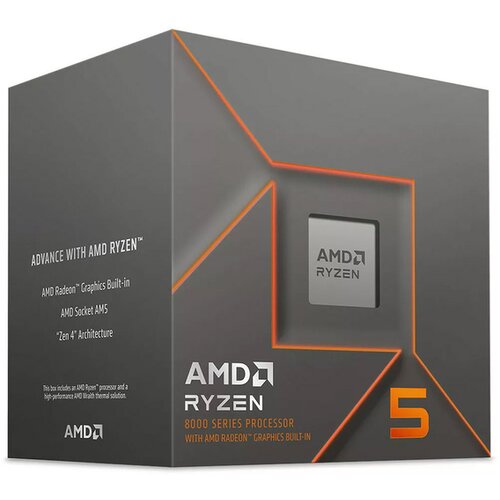 AMD ryzen 5 8500G 6 cores do 5.0GHz box procesor Slike
