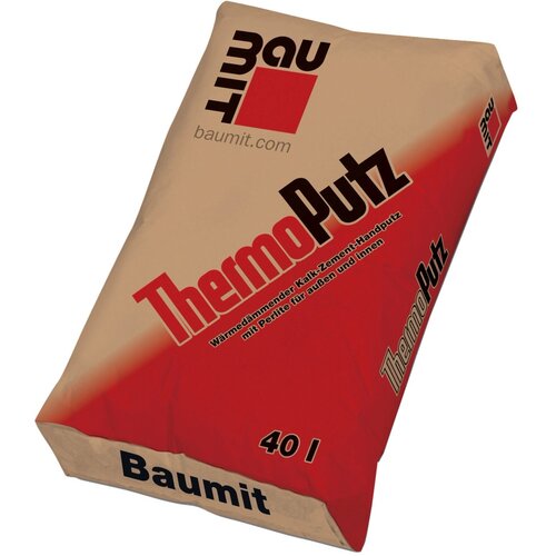Baumit toplotnoizolacijski ročni omet thermoputz 40 l Slike
