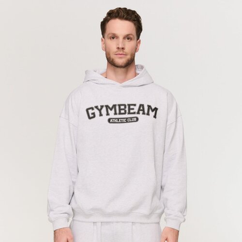 GymBeam varsity hoodie grey m Cene