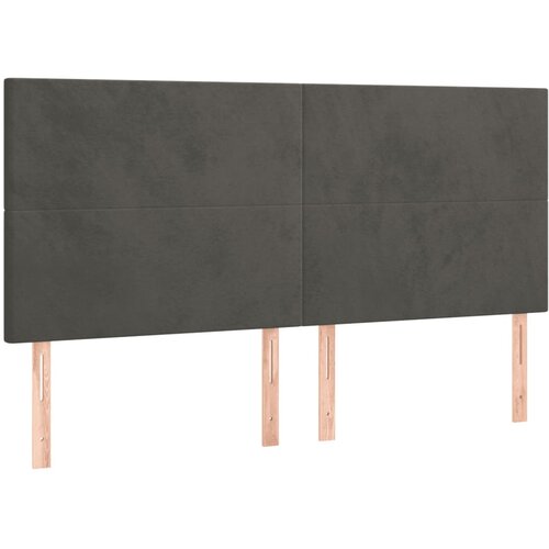  Krevet s oprugama i madracem tamnosivi 160x200 cm bar&amp;scaron;unasti Slike