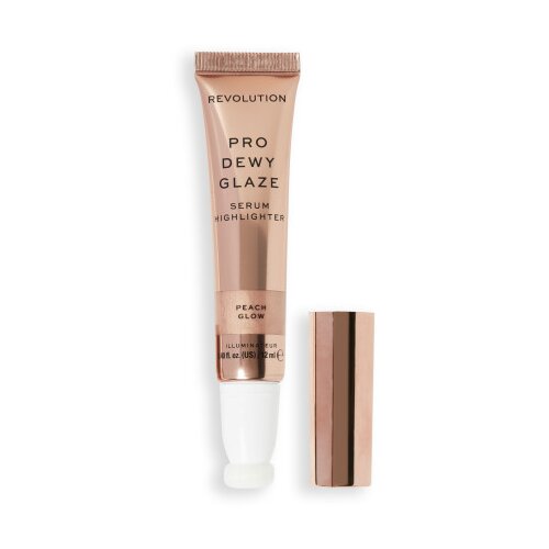 Revolution kremni osvetljevalec - Dewy Glaze Serum Highlighter - Peach Glow Cene