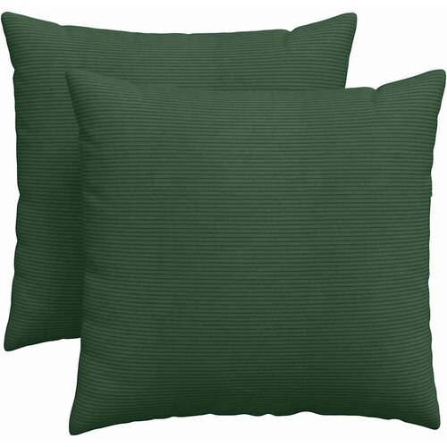 VidaXL jastučići za sofu 2 pcs tamnozelena 45 x 45 cm kordura tekstil Slike