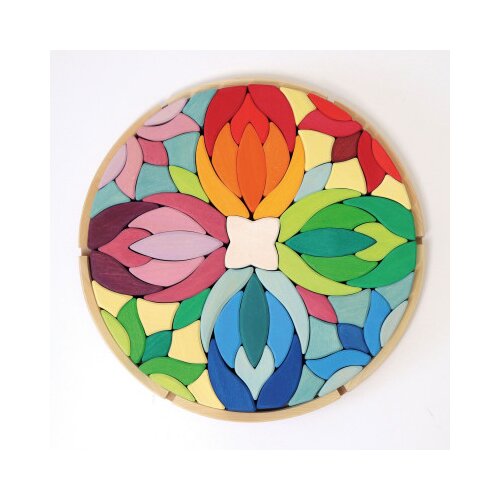Grimm's Grimm’s – Lesena sestavljanka – velika pisana mandala – 73 kosov Cene