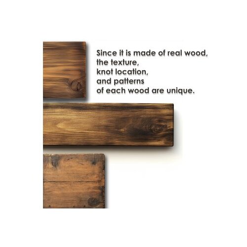 Hanah home Raf274 wooden decorative wooden wall shelf Slike