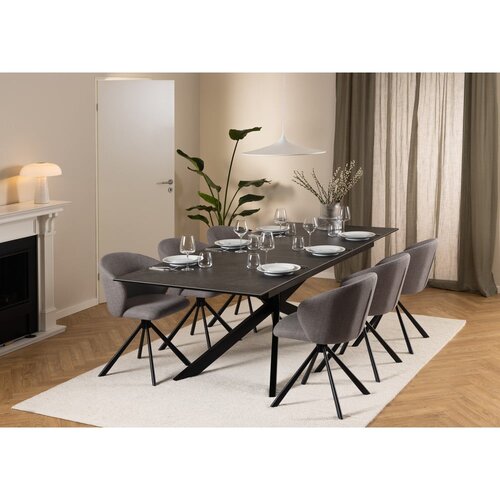 Actona Keramična raztegljiva jedilna miza 100x240 cm Irwine &amp;ndash; Slike