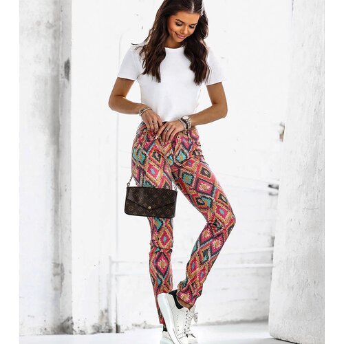 Gemre Multicolored Patterned Laver Pants Cene