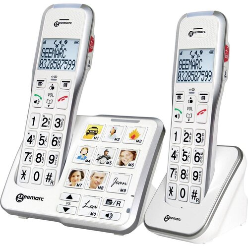 Geemarc Brezžični telefon AmpliDECT 595-2 s fotografijami in 50 dB, (5000506917) Slike