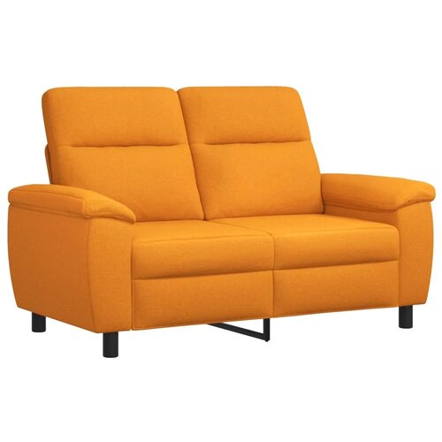  Set sofe 2 pcs Tamno žuta Tkanina - Tamnožuta 2-sjedalna (120 cm) + 3-sjedalna Slike