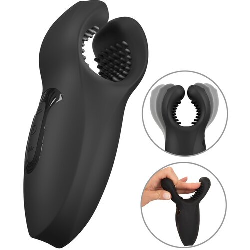 Rebel Man Wand with Vibration and Moving Wings Black Cene