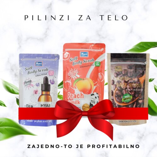 Yoko Tajlandski set Pilinga za telo, 3 komada Slike