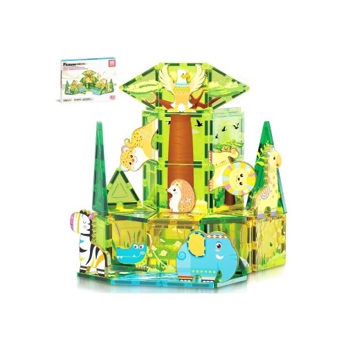 Other_toys Picasso tiles safari set sa 8 zivotinja ( 1100044137 ) Slike