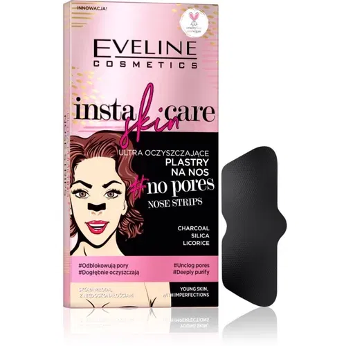 Eveline Cosmetics Insta Skin čistilni obliž za zamašene pore na nosu 2 kos