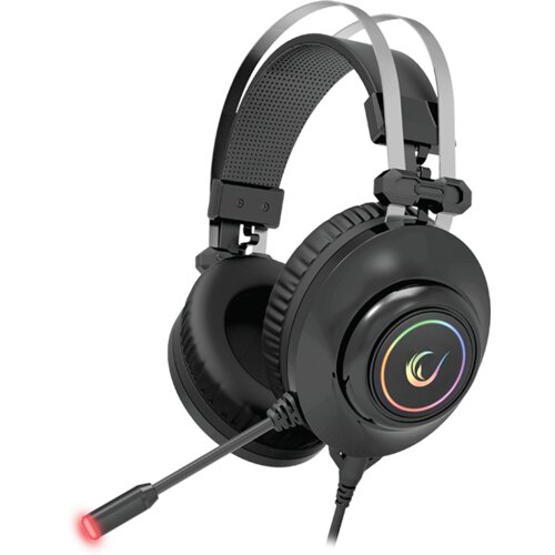 Rampage Slu&amp;scaron;alice sa mikrofonom gaming RM-K1 PULSAR black, USB 7.1 surround, vibracija, RGB Slike