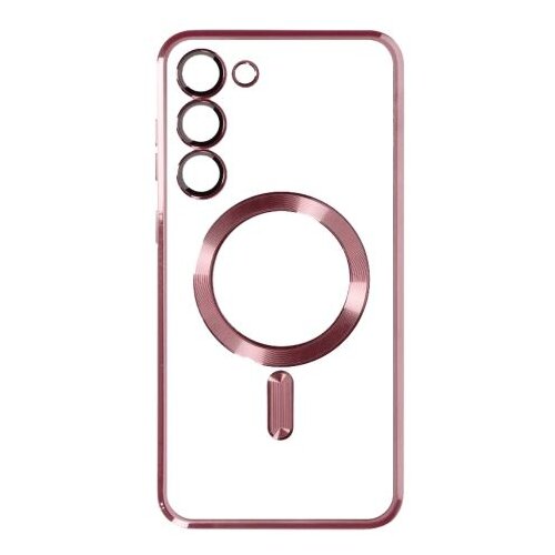silikonska maska magsafe za samsung S25 plus/ roze Slike